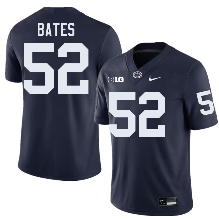 Ryan Bates Penn State Jersey,PSU Nittany Lions #52 Ryan Bates Football Uniforms-Navy